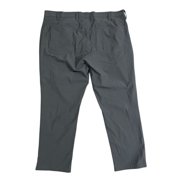 Society Of One Men's Athletic Fit 44x30 Gray‎ Polyester Pants - Picture 7 of 10